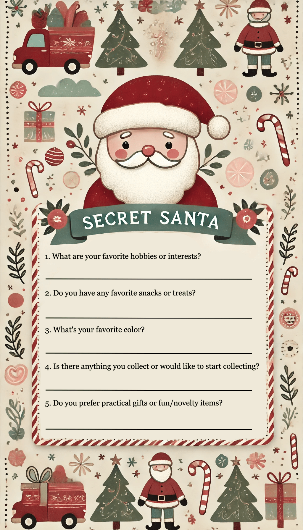 Secret Santa Questions